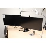 2x Dell Monitors with brackets