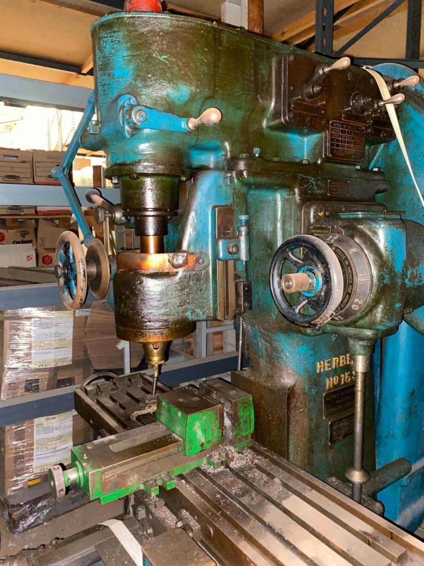 Herbert Milling Machine - Image 8 of 9