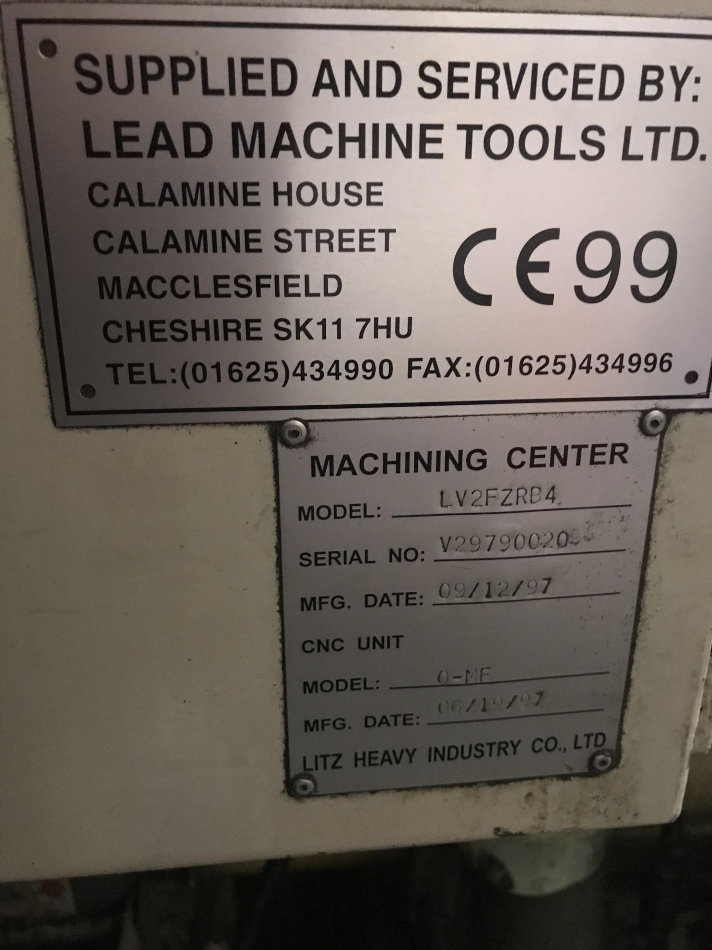 Lead Titan TVM 760R CNC Vertical Machining CentreTable 360 X 150mmFanuc Series O-M Controls 24 Stati - Image 5 of 5