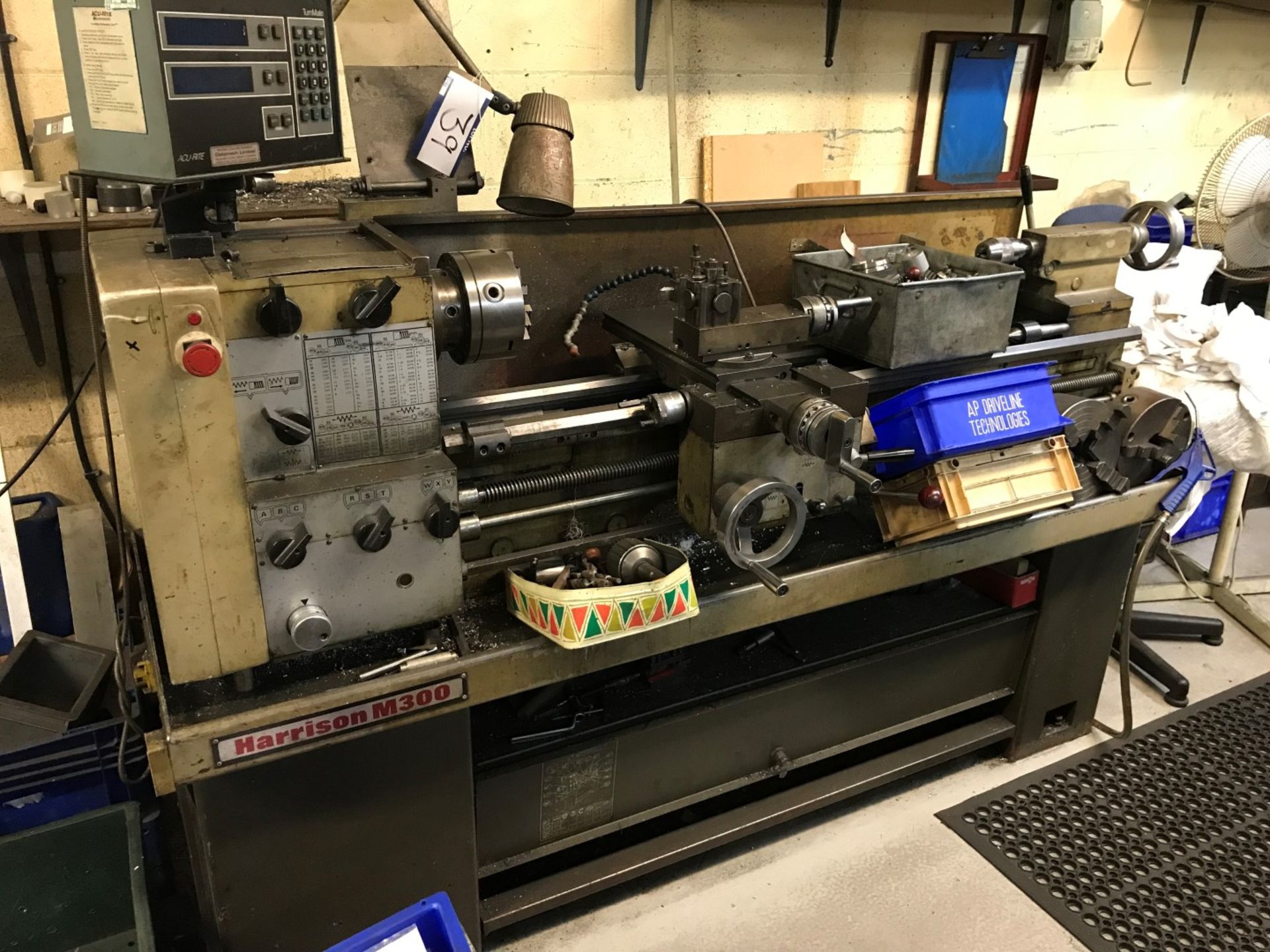 Harrison M300 SS & SC 6 ½" x 40" Between Centres Lathe ACU-RITE Turnmate 2 Axis D20Serial No. 3135 - Image 3 of 3