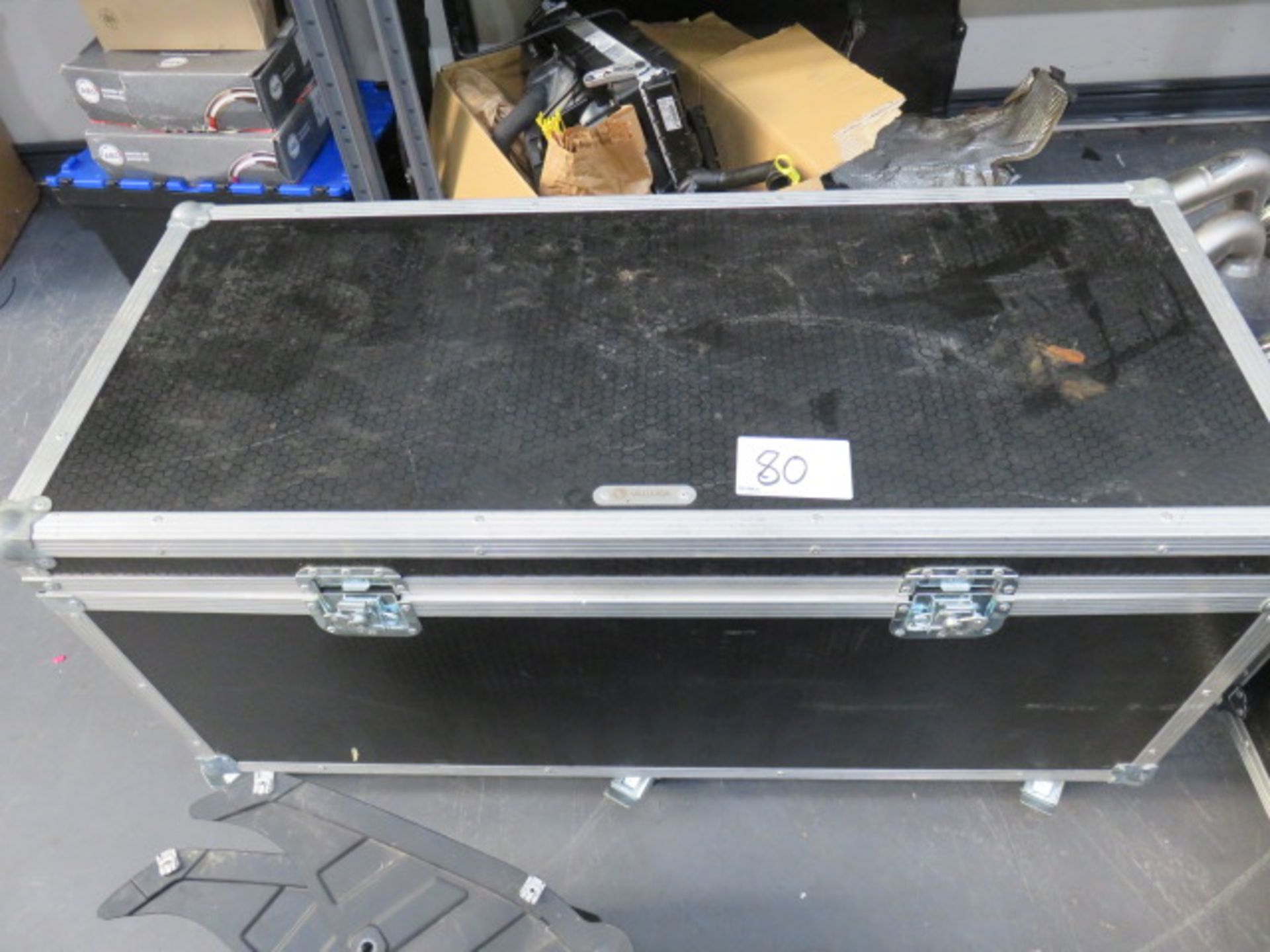 Mobile Heavy Duty Flight Case (Approx 1.16m x 0.5m x 0.62m) (Excludes Contents)