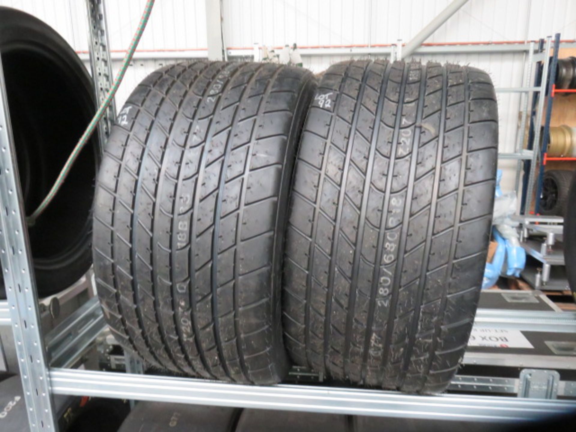 2 x New Hankook 280/680R18 Wet Rear Tyres As Lotted