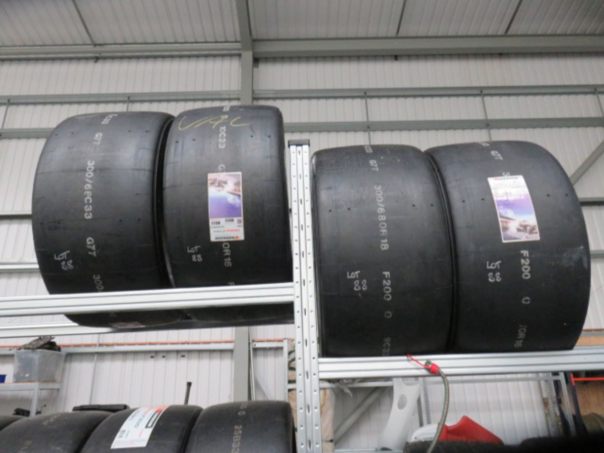 4 x New Hankook 300/680LR18 Slick Racing Tyres Compound F200 As Lotted