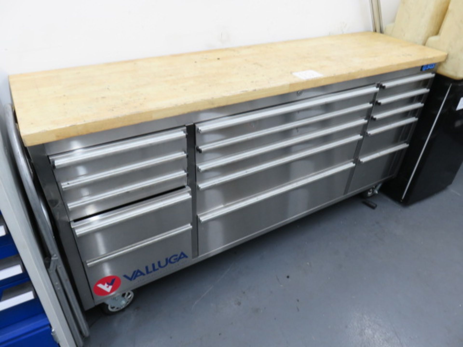 SGS Fifteen Drawer Mobile Tool Box / Bench (Approx 1.83m x 0.49m)