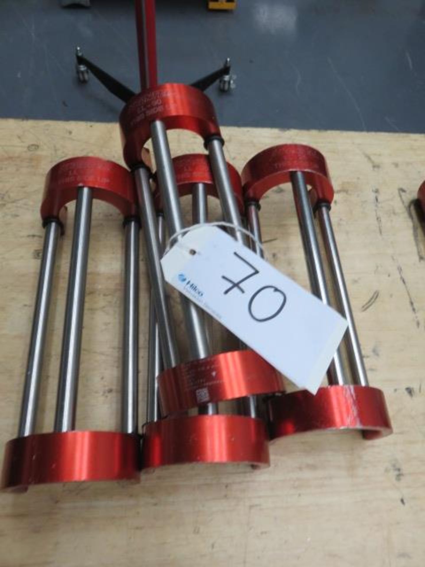 Set of (4) Krontec LL-90 Air Jack Safety Supports, As Lotted