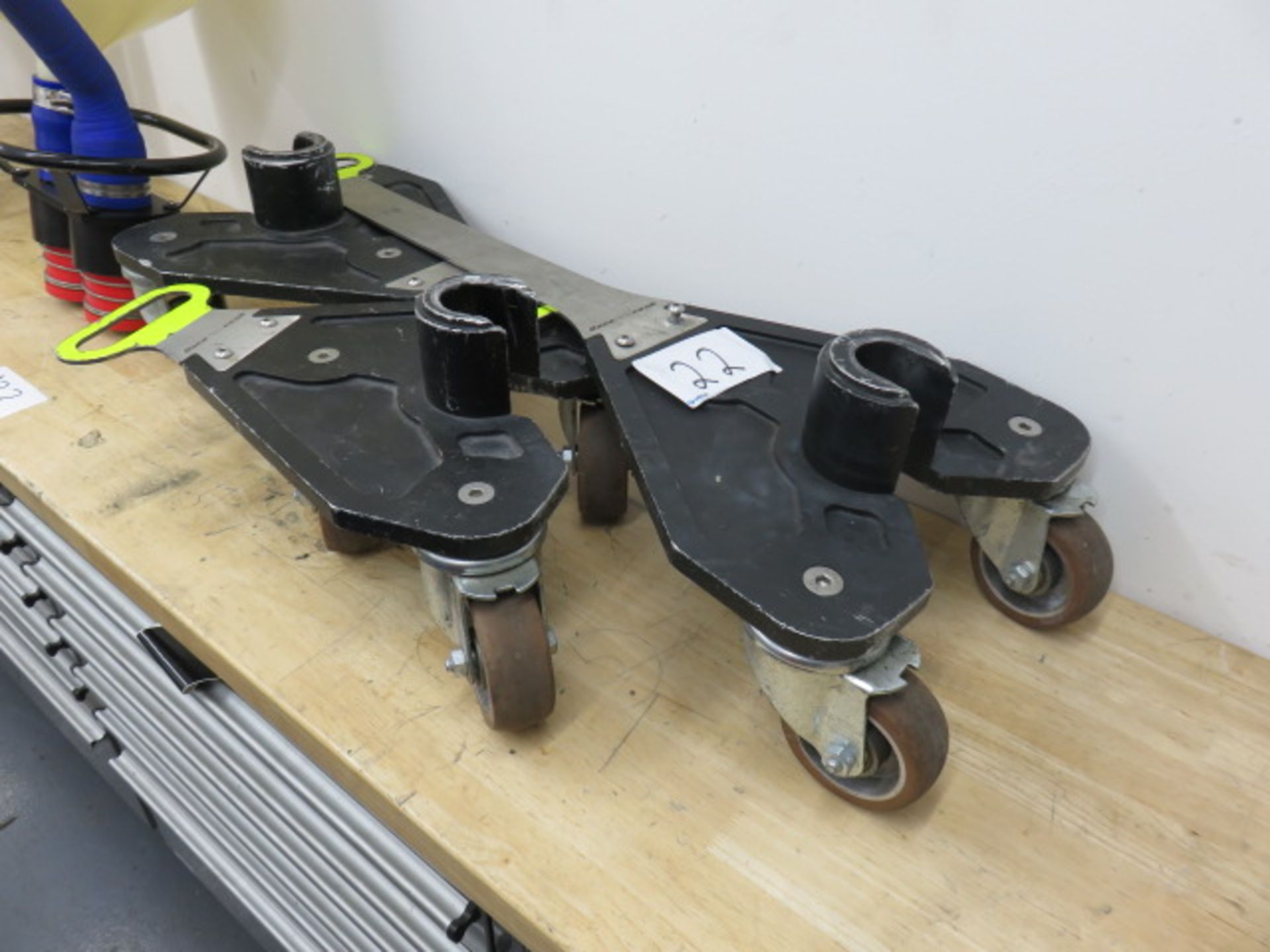 Set Rackfab.co.uk Skates (2 x Rear & 1 x Front) As Lotted