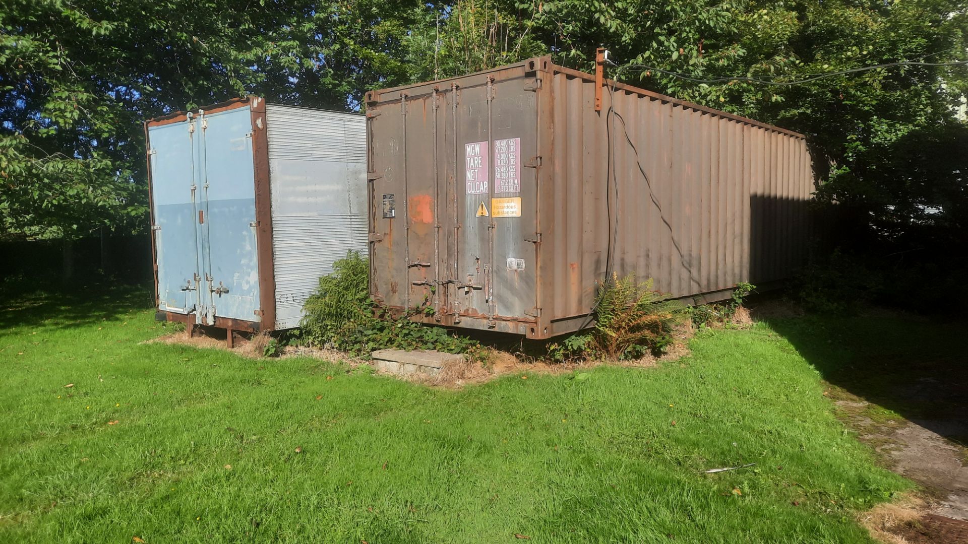 2: Shipping Containers and Contents including some chemicals