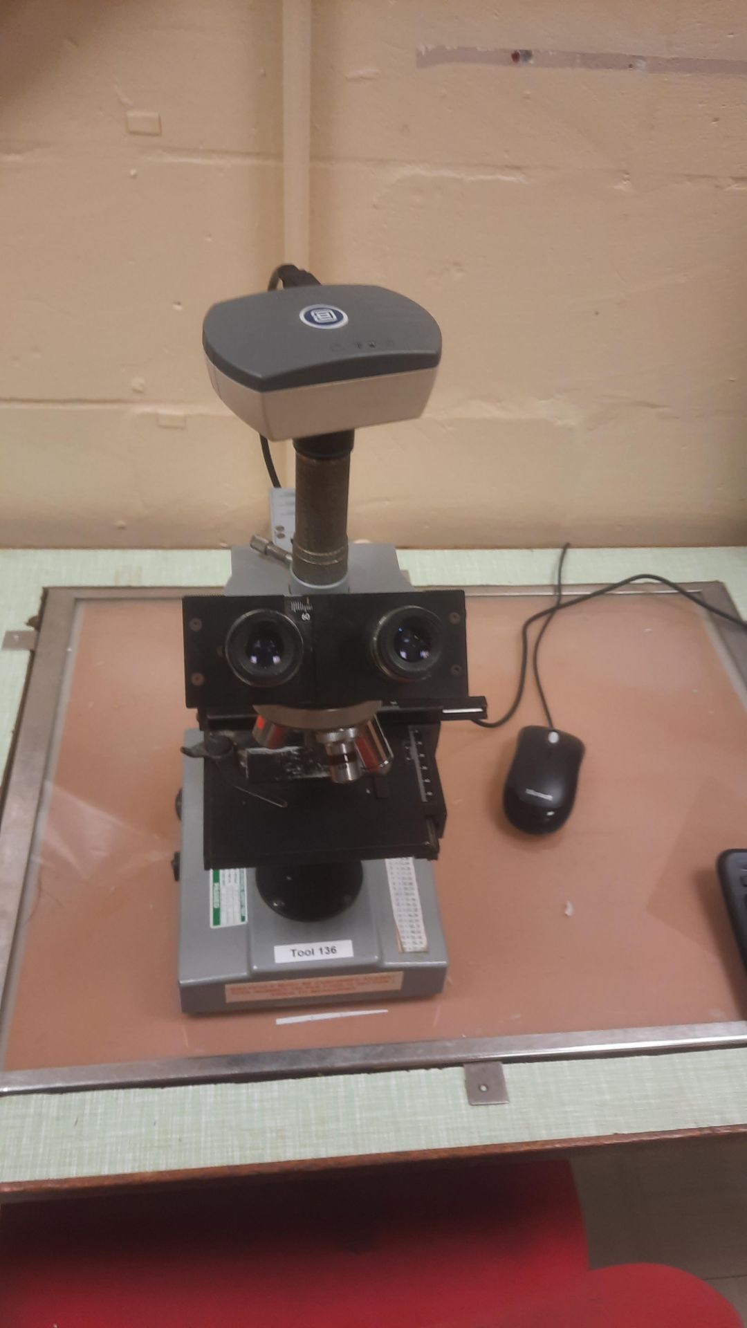 1: KYOWA , Metallurical Microscope Fitted with Measuring Graticule & CM EX Digital USB 2 Colour Came - Image 4 of 4