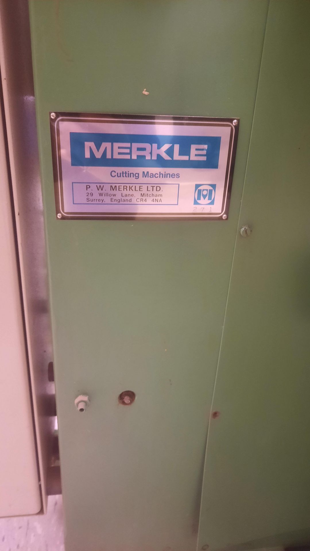 1: Merkle, Automated Cutting Machine, Serial Number: 271 - Image 2 of 6