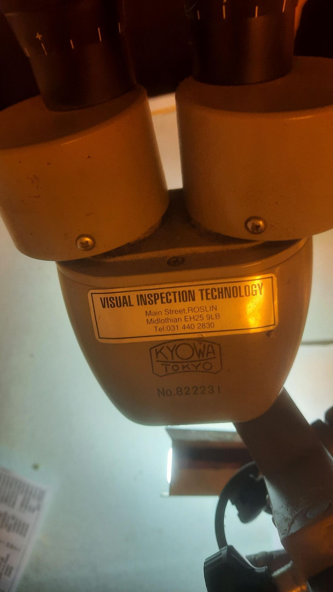 1: Kyowa, Stereo-Zoom Microscope, Serial Number: 822231 - Image 2 of 3