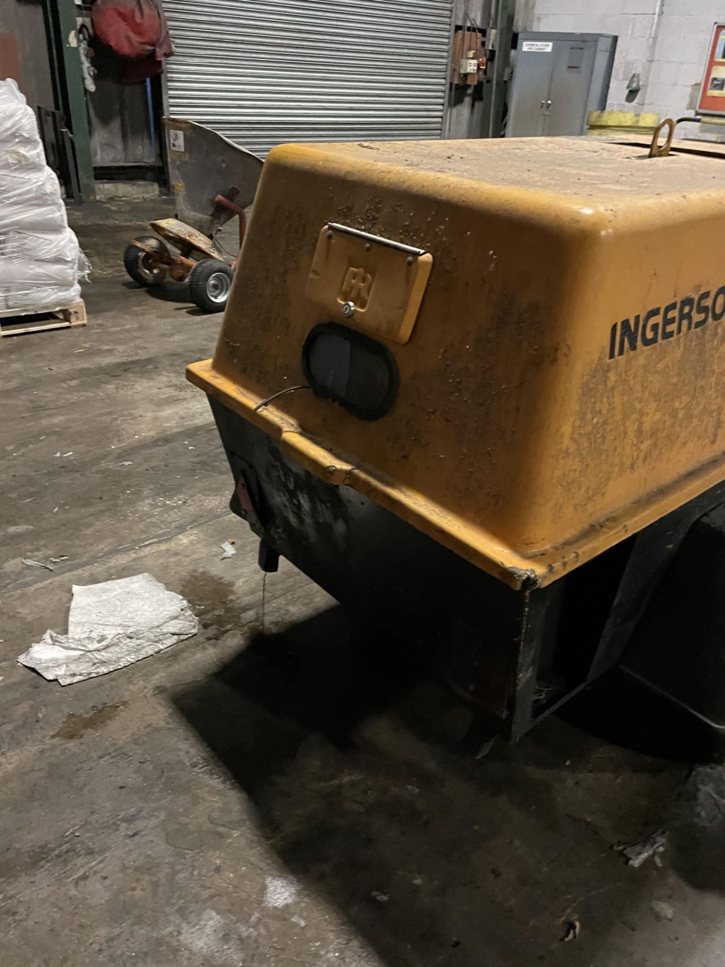 1 Ingersoll-Rand Model P100WD Towable Diesel Air Compressor (2014). Serial No. 910251E89137 with 2 - Image 3 of 5