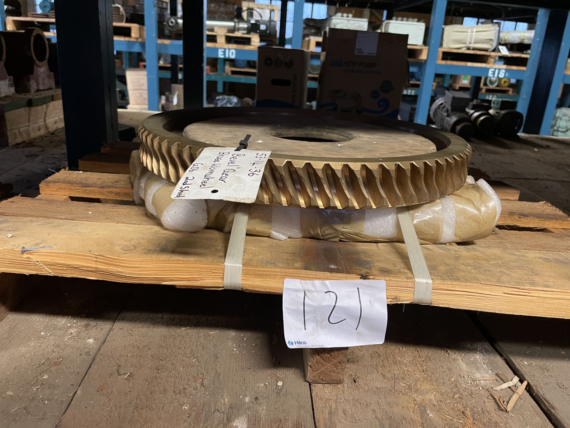 2 Bevel Gear Brass Wormwheel. Arjo Number 53-14-36