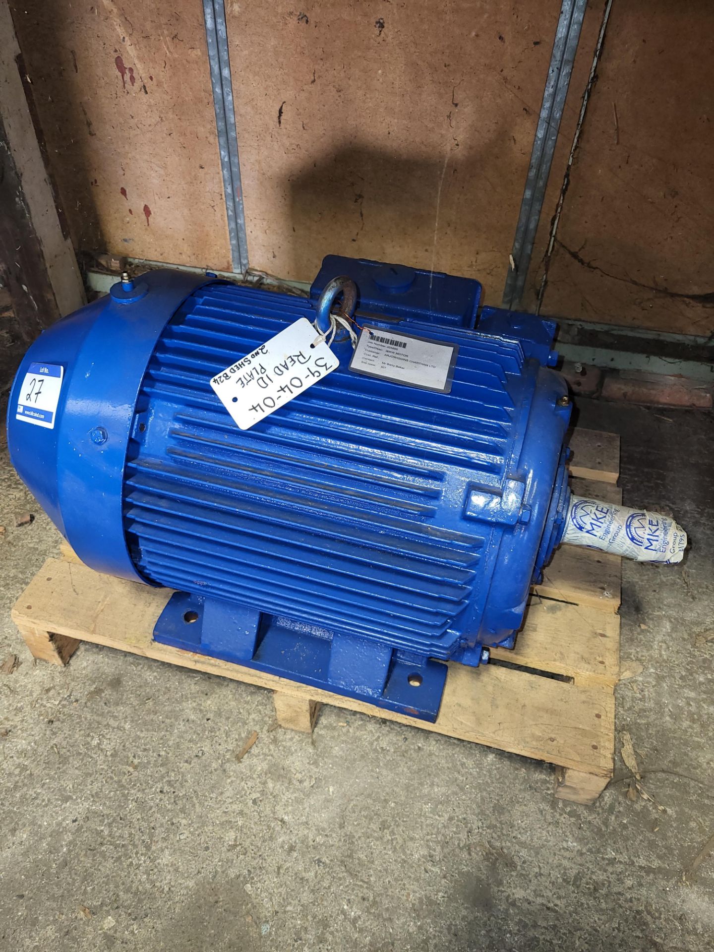 1 CMG Model PPA200155-9 D200L 30kW 2800/3000 RPM High Performance Three Phase Motor. Arjo Number 39-