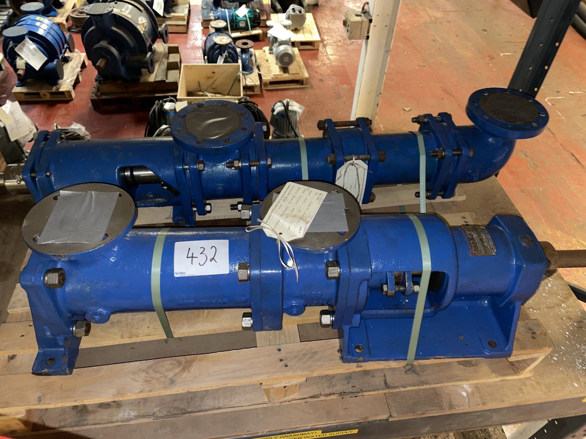 1 Mono SH80B5 Progressive Cavity Pump & 1 Mono SAE22 Progressive Cavity Pump