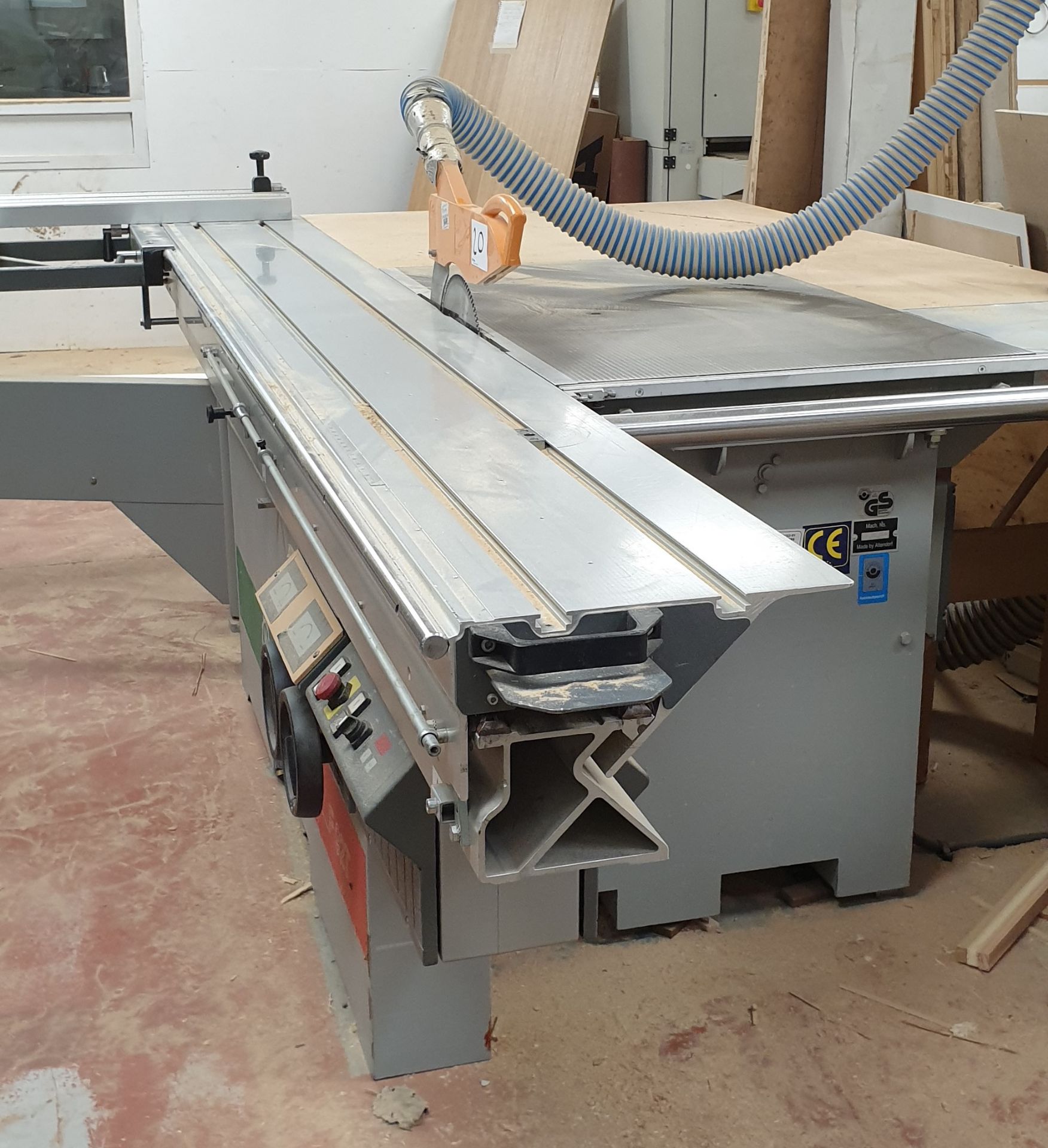 1: Altendorf F92T Panel Saw Serial Number: 0204344 Please note, extraction system is not included - Image 2 of 5