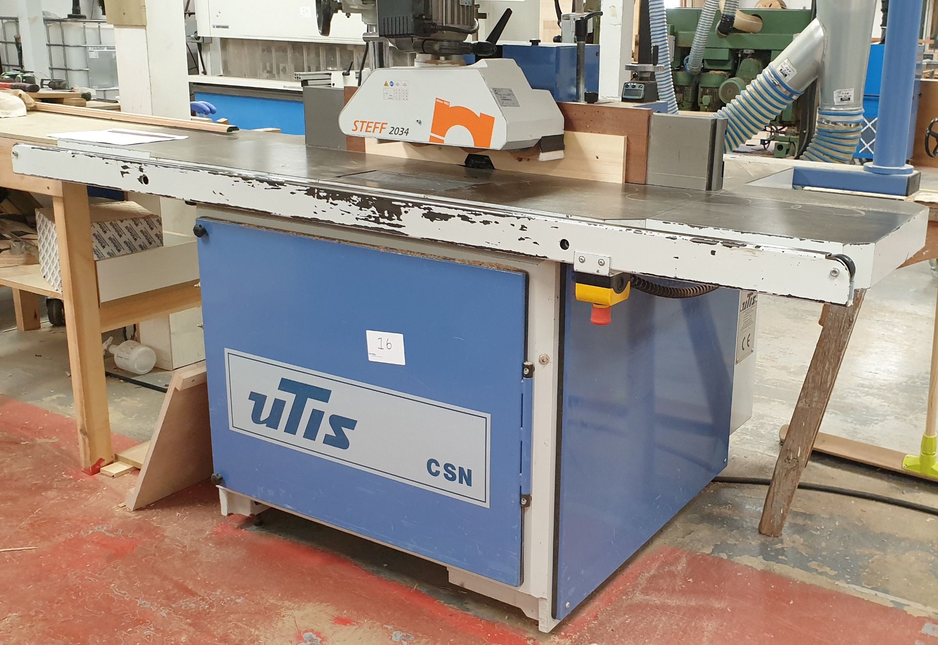 1: Utis John Perry Woodworking CSN Digital Spindle Moulder, Serial Number: TS-CSN316, Year of Manufa