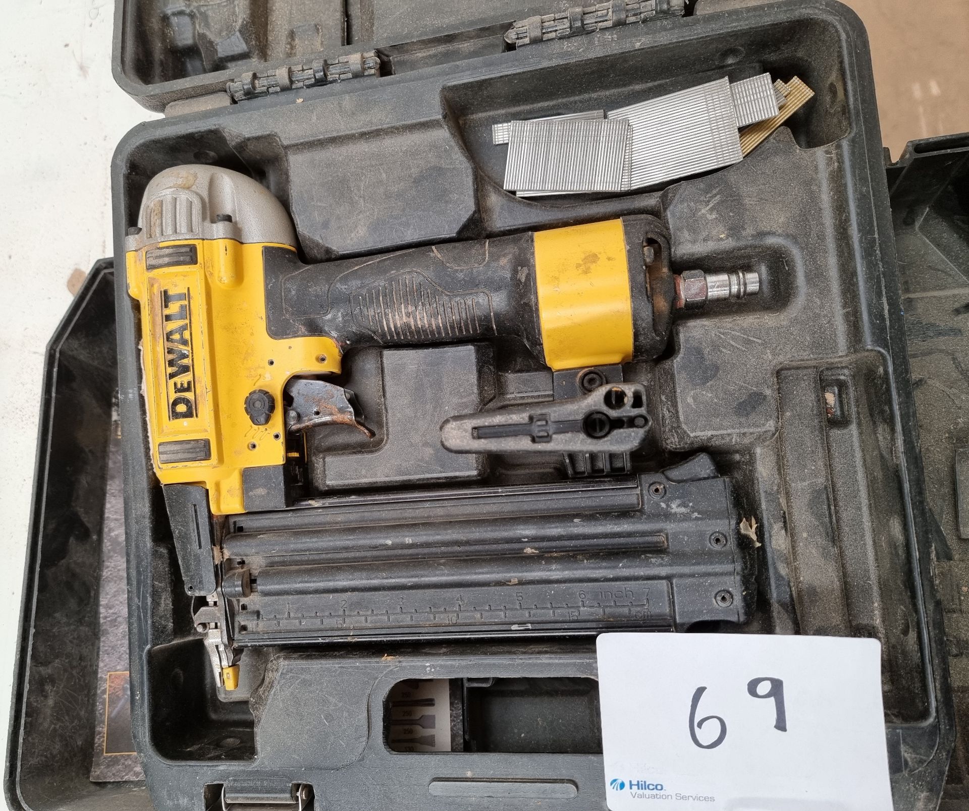 1: Dewalt DW 563-GB Hammer Drill and 1: Dewalt DPN1850PP - XJ Pneumatic Nailer with Precision Point, - Image 3 of 4