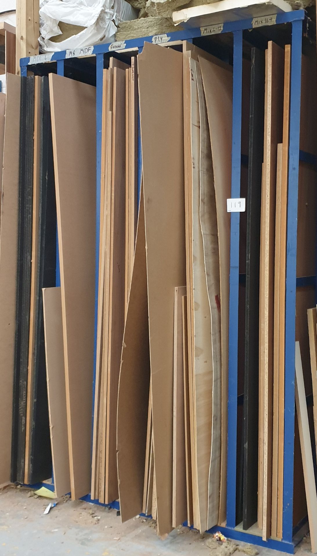 Qty: c25 board of MDF stock, Variety of SizesViewing Highly RecommendedPlease note: Bespoke Blue Boa - Image 2 of 2