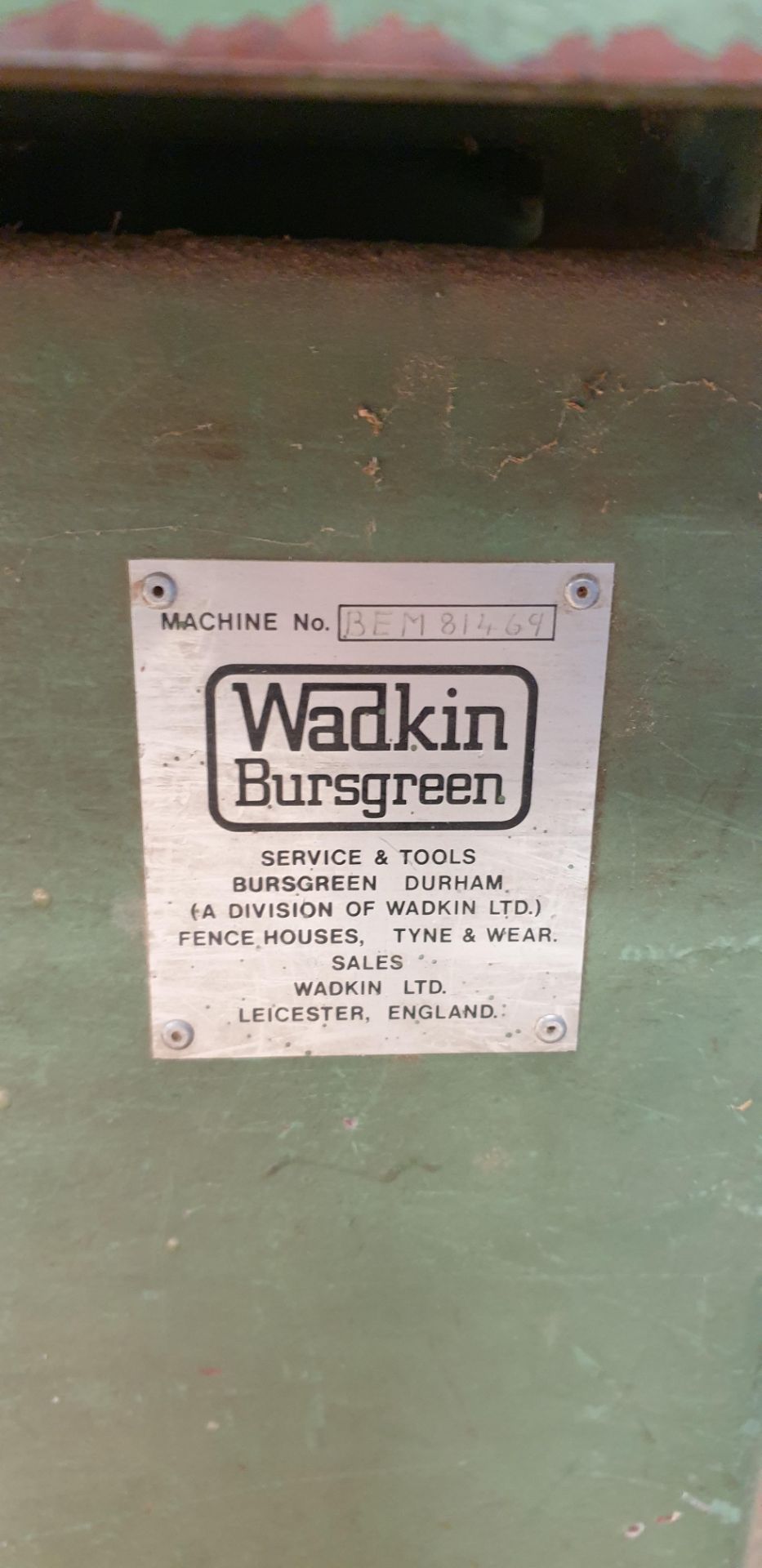 1: Wadkin Bursgreen BEM Spindle Moulder Serial Number: BEM 81469, complete with Maggi Engineering St - Image 2 of 6