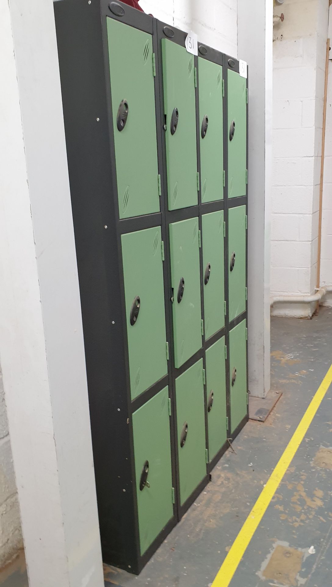 2: Active Coat Probe Green and Black 6 lockers with keys - Image 2 of 2