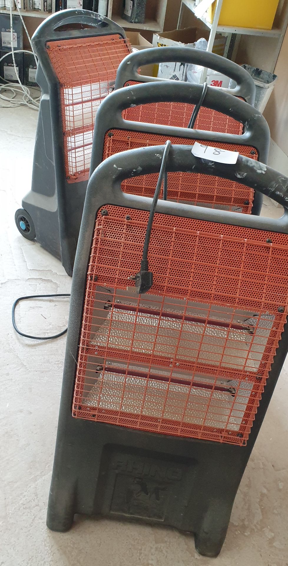 4: Rhino TQ3 Thermo Quartz Portable Heater, Serial Number: 07/19, 48/20, 33/21