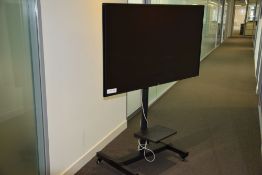 LG 55UJ635V 55 inch Flat Screen Display with Mobile Stand