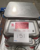 2: Ohaus Valor 2000W Scales