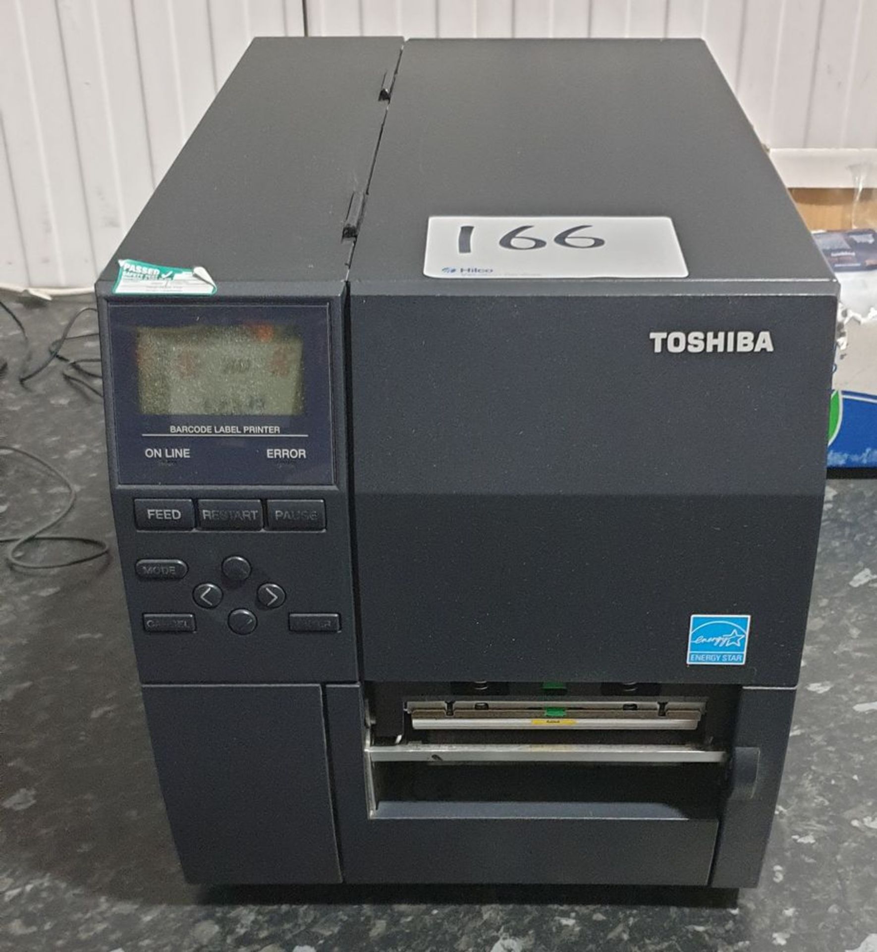 1: Toshiba B-EX4 Barcode Label Printer