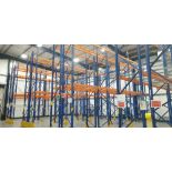 Qty : of Blue and Orange Racking