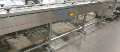 1: Herma H400 16R Labelling Machine with Conveyor approx 4m x 0.35m