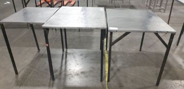 2 : Stainless Steel Prep Tables