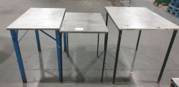 3 : Stainless Steel Prep Tables