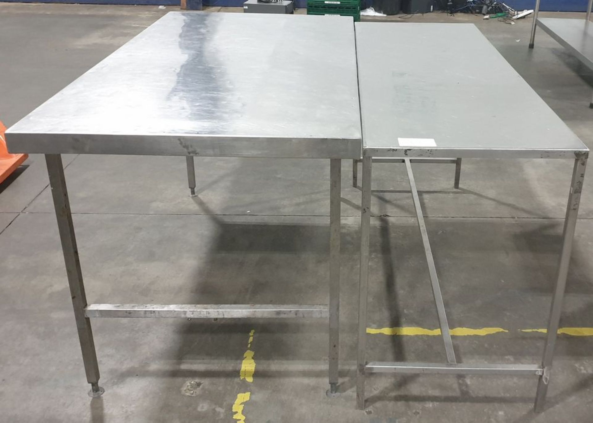 2 : Stainless Steel Prep Tables
