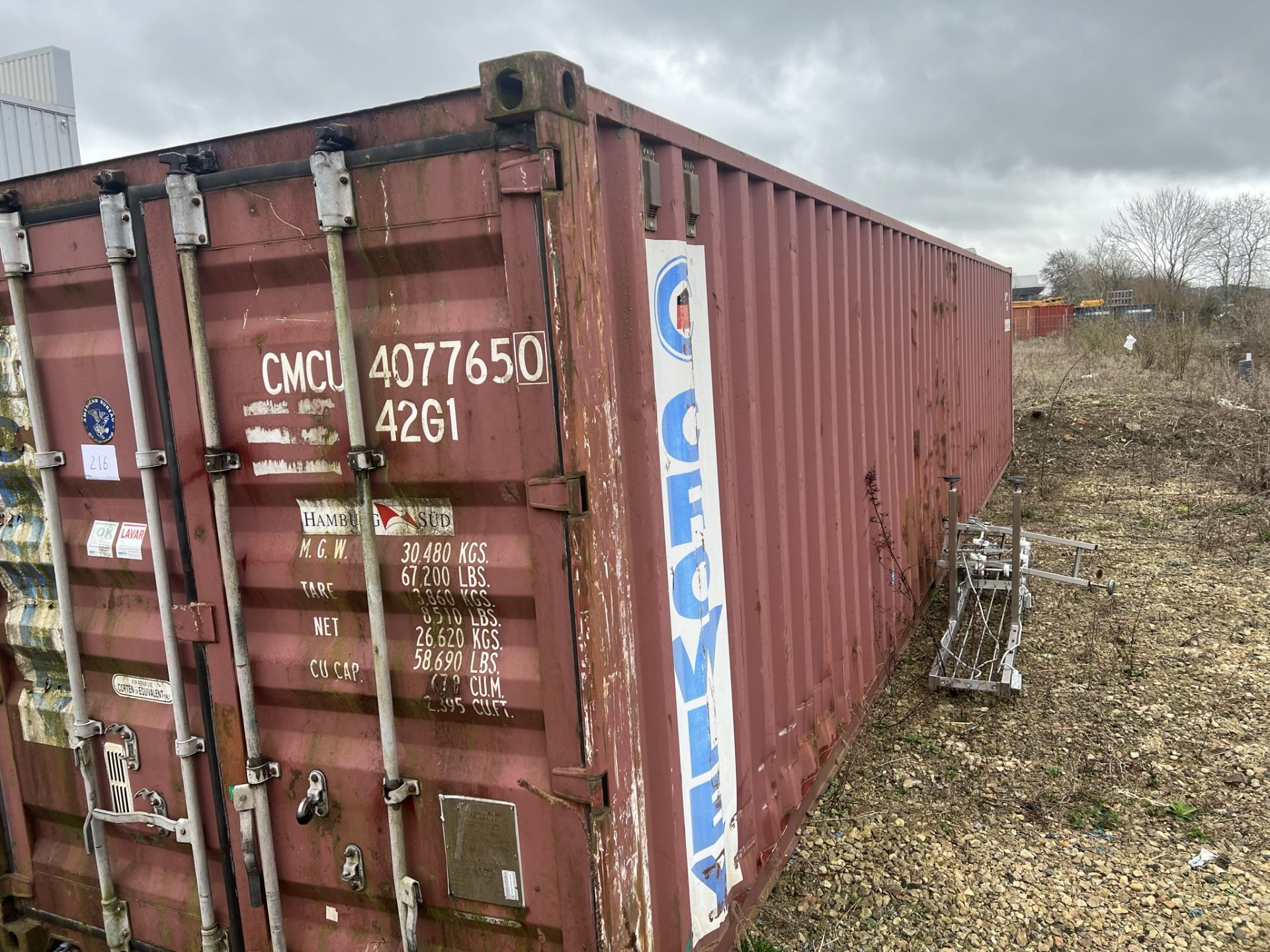 40ft Shipping Container - Image 2 of 2