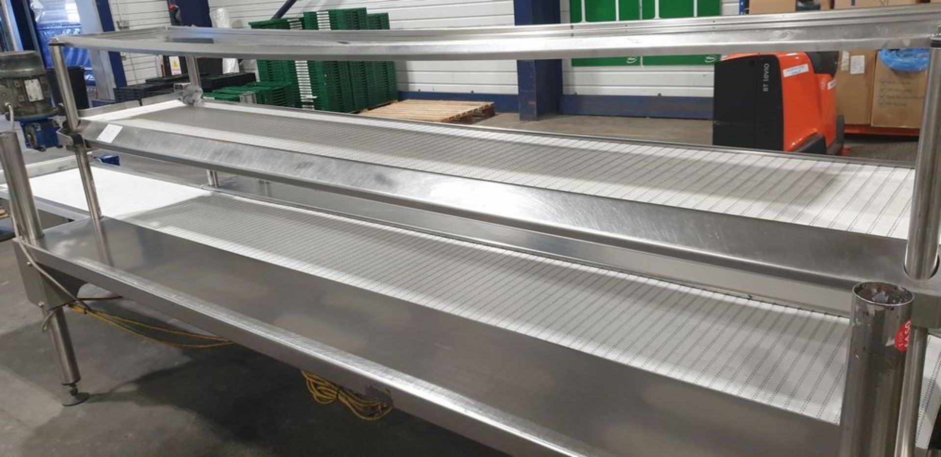 1: BBC Technologies 3-Tier Stainless Steel End Conveyor - Image 2 of 2