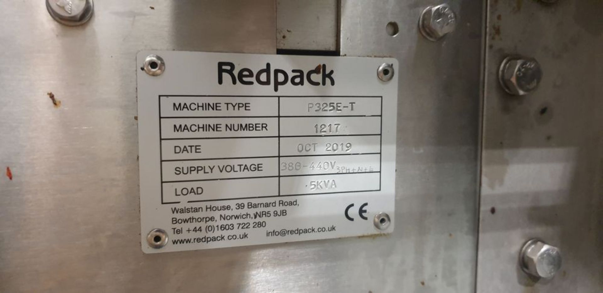 1: Redpack P325ET Packaging Machine - Image 5 of 5