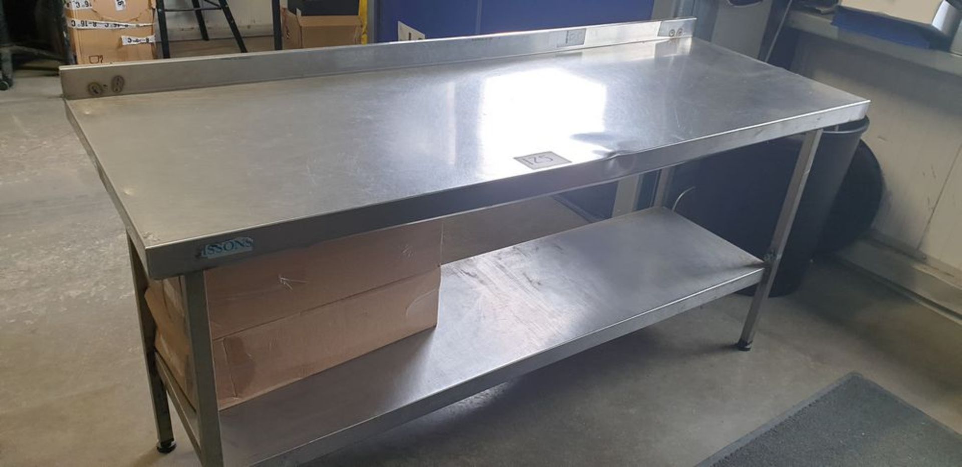 1 : Stainless Steel Prep Table