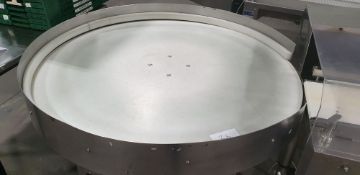 1: Unknown Make Stainless Steel Rotary Accumulation Table Conveyor