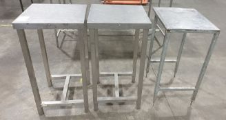 3 : Stainless Steel Prep Tables