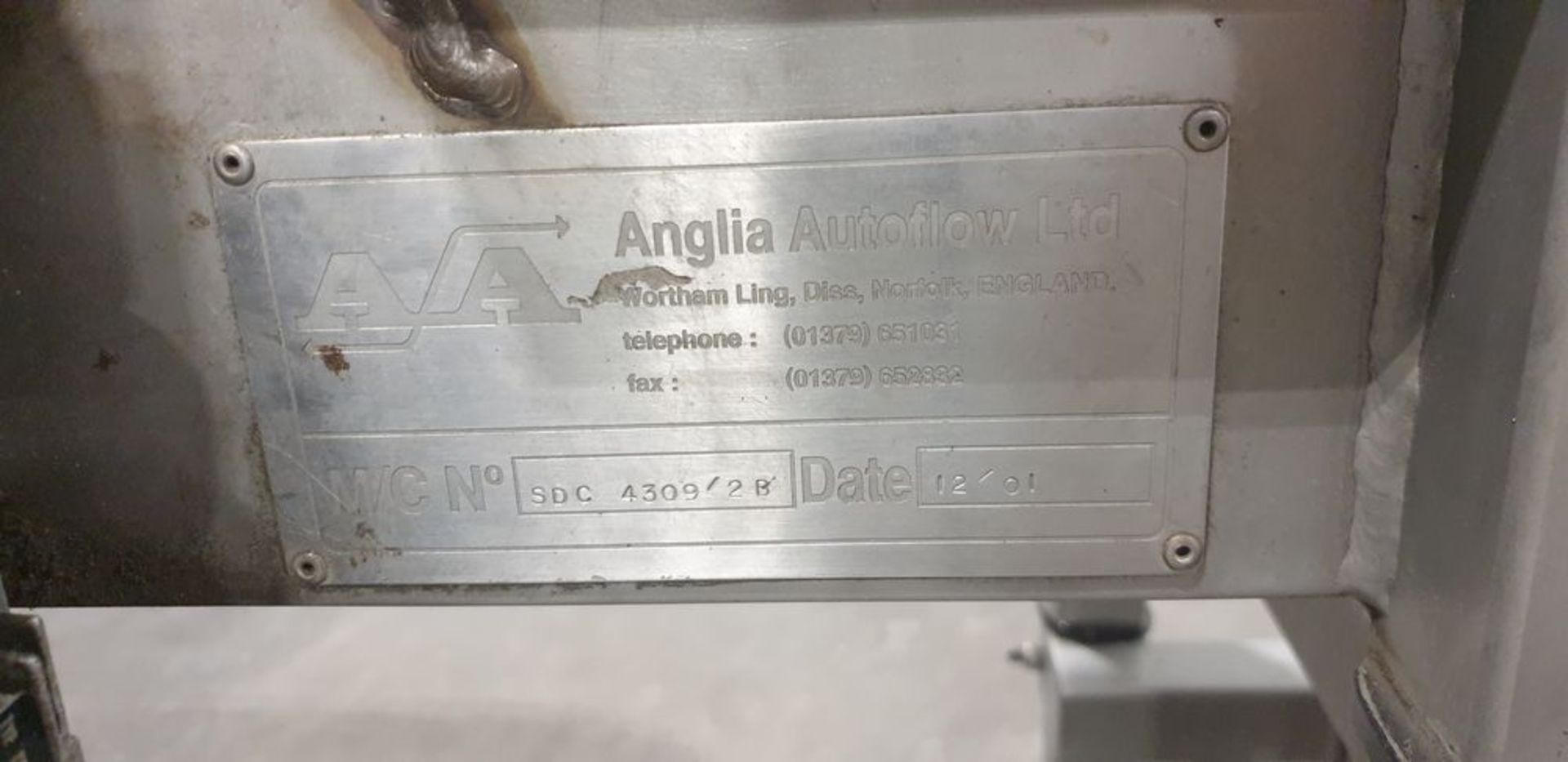 1: Anglia Autoflow Ltd Single Line Conveyor - Image 4 of 4