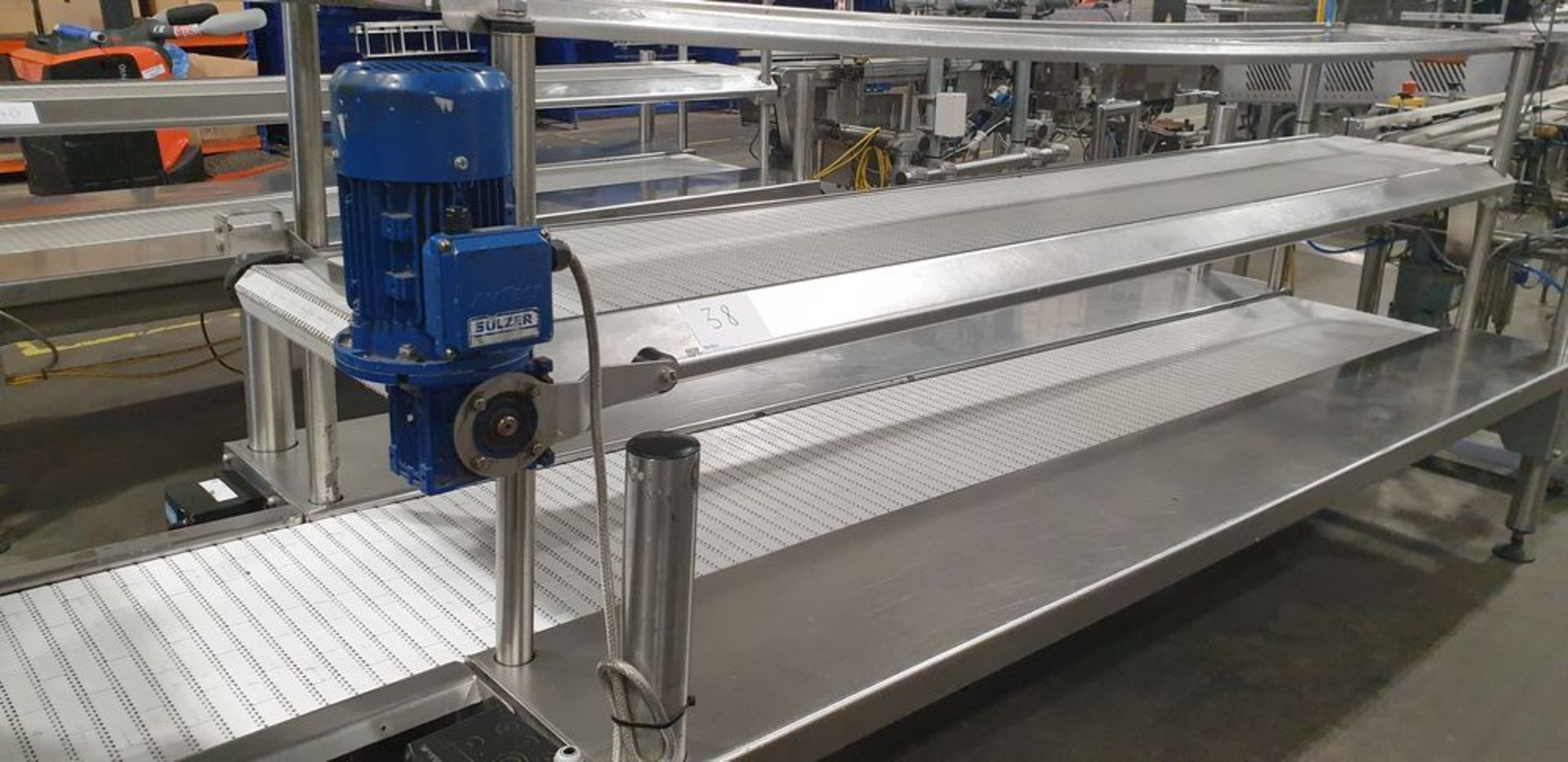 1: BBC Technologies 80052 3-Tier End Conveyor Approx 2.7m x 0.44m