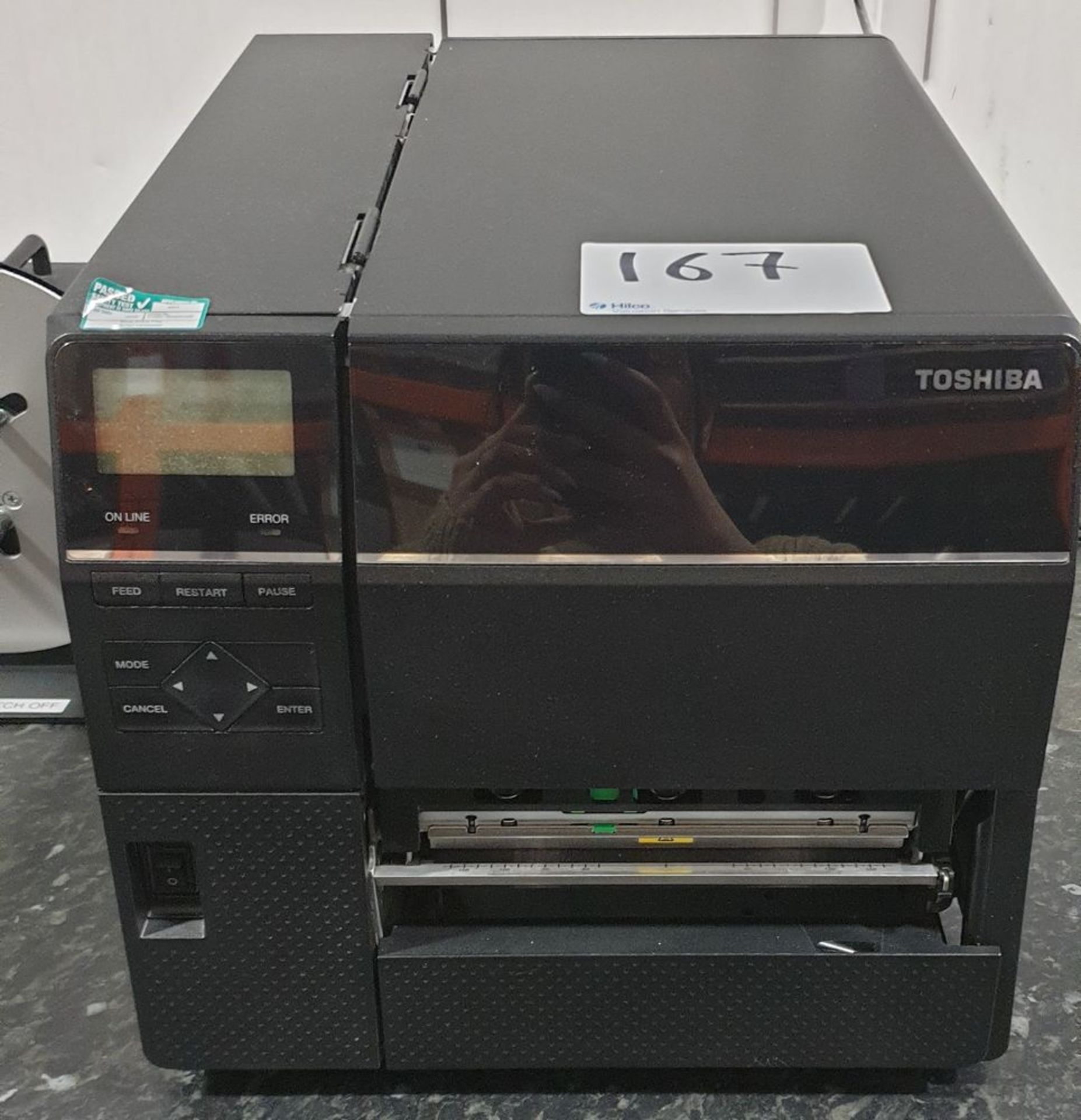 1: Toshiba B-EX6 Barcode Label Printer