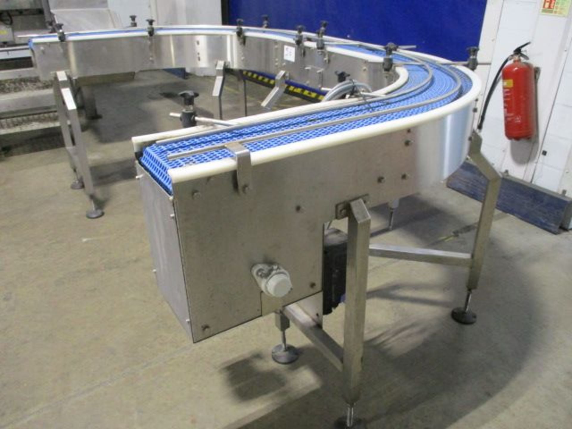 Unknown Make U-Bend Blue Top Conveyor - Image 3 of 3