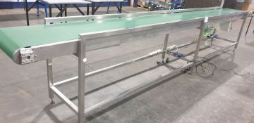 1: Unknown Make Speed Controlled Picking Conveyor