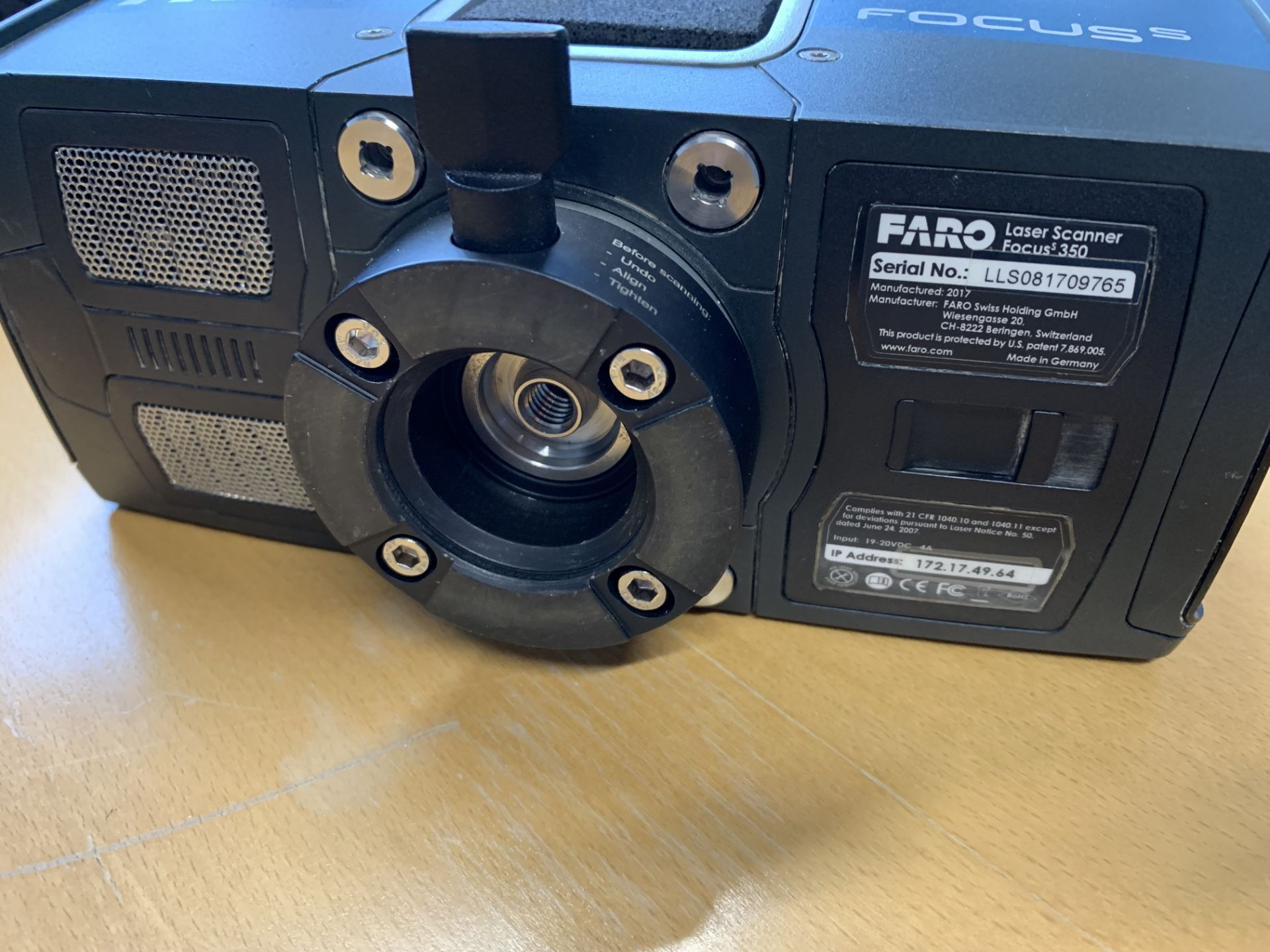 Faro Focus S 350 Laser Scanner - Image 2 of 7