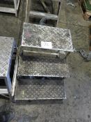 1 Aluminium Three Tread Platform Steps