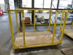 1 2m x 1.35m Flat Bed Trolley with 1.4m Uprights