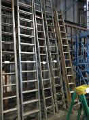 1 Aluminium Eighteen Tread Step Ladder
