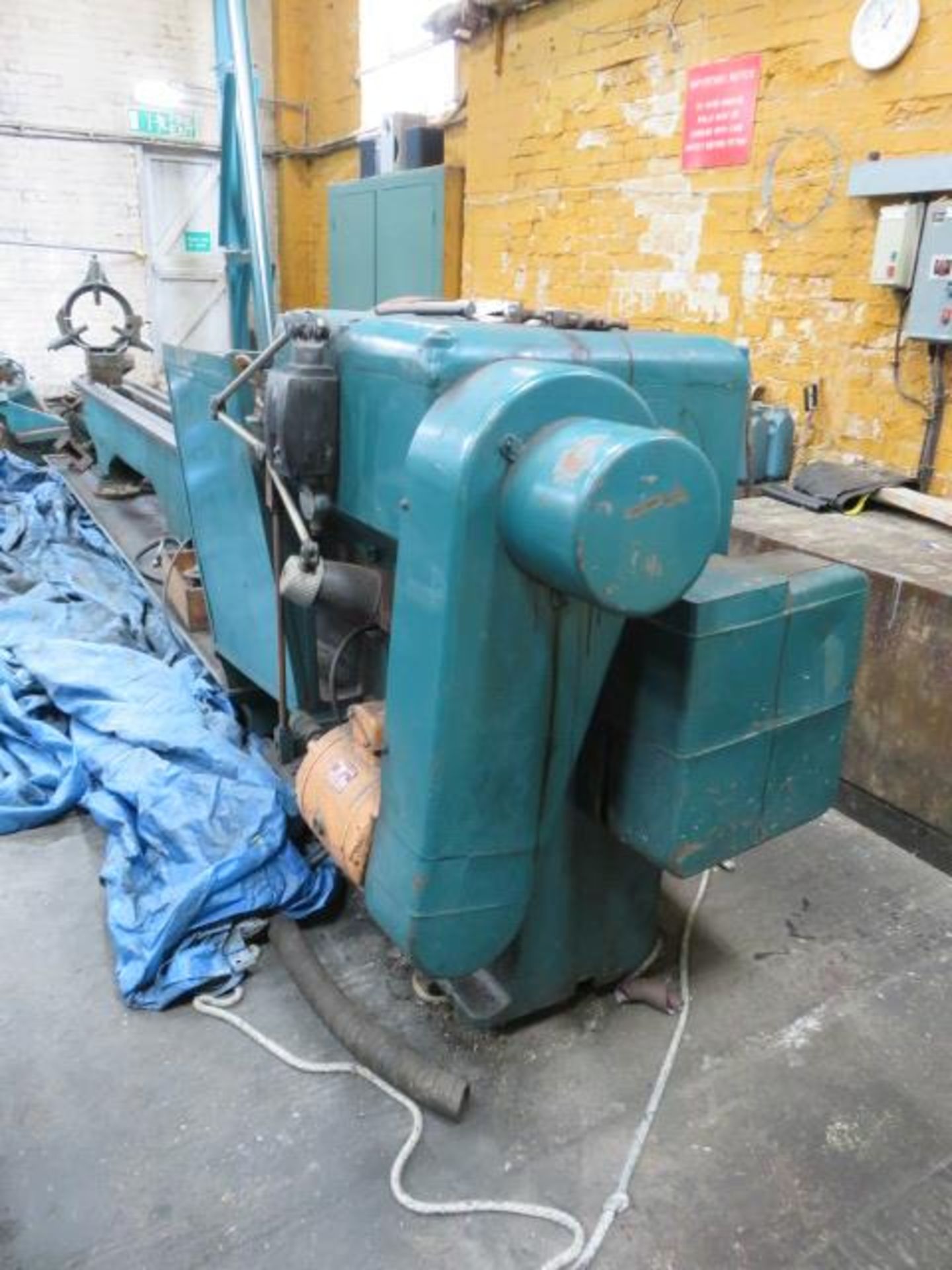 1 Mitchell of Keighley Centre Lathe with Approx 4m Bed, Fixed Steady and Chuck As Lotted - Image 2 of 4