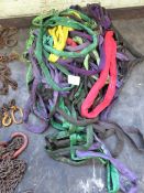 Qty of Various Lifting Slings As Lotted